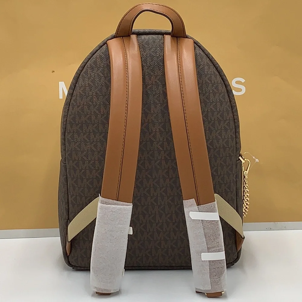 MICHAEL KORS BROWN SIGNATURE COLOR 
Maisie Medium Pebbled Leather 2in-1 BackpacK - Picture 11 of 16